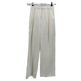 Autre Marque Loulou Studio Hose T.International XS Viskose Weiß