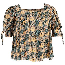 Blusa Lorraine Ulla Johnson en seda estampada floral Otro
