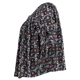 Ulla Johnson-Ulla Johnson Lorraine Blouse in Floral Print Silk-Other