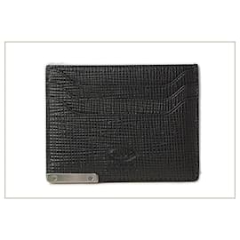 Tod's-Tod's Leather Card Case XAMBRRF0200NPHB999-Black