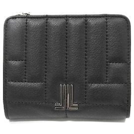 Lanvin Bercy L-Zip Bifold Wallet Black