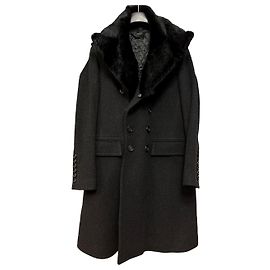 Burberry Prorsum Pre Fall 2011 Coat by Christopher Bailey. Dark grey