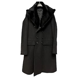 Burberry Prorsum-Burberry Prorsum Pre Fall 2011 Coat by Christopher Bailey.-Dark grey