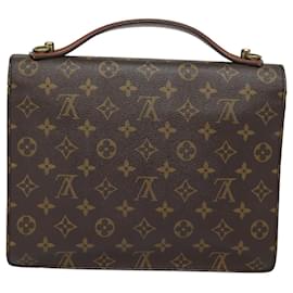 Louis Vuitton-LOUIS VUITTON Monogram Monceau 28 Hand Bag 2way M51185 LV Auth 85572-Monogram