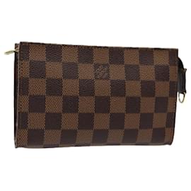 Louis Vuitton-LOUIS VUITTON Damier Ebene Marais Pouch LV Auth 85036-Other