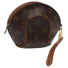 Louis Vuitton-LOUIS VUITTON Monogram Mini ellipse Pouch M51129 LV Auth 84986-Monogram