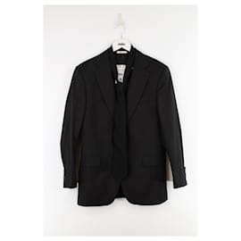Autre Marque-Costume en laine-Noir