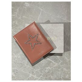 JIMMY CHOO  Bolsos, carteras y estuches T.  Cuero Rosa