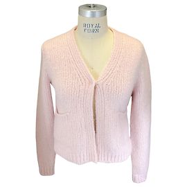 Cardigan en cachemire et soie rose clair Akris Rose