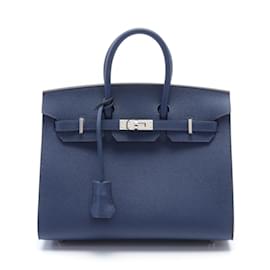 Hermès-Hermes Birkin Tasche Serie 25-Blau