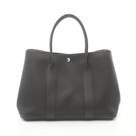 Hermès-Hermes Garden PM Tote Bag in Black-Black