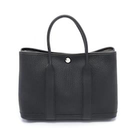 Hermès-Hermes Garden TPM Tote Bag in Black-Black