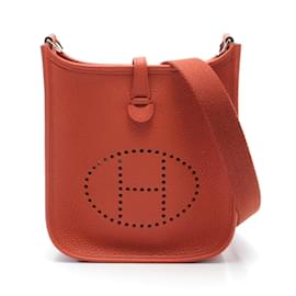 Hermès-Hermès Evelyn TPM Schultertasche-Braun