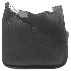 Hermès-Hermes Evelyn 1 Anne GM Schultertasche-Schwarz