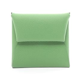 Hermès-Hermes Bastia Verso Vert Yucca Coin Case-Green