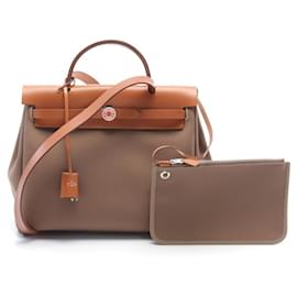 Hermès-Hermes HERMES Airbag Zip PM Handbag-Brown,Taupe