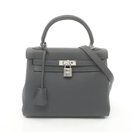 Hermès-Hermes Kelly 25 Grimisty Handtasche-Braun