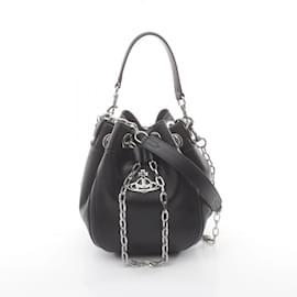 Vivienne Westwood-Chrissy Medium Bucket Handtasche von Vivienne Westwood-Schwarz