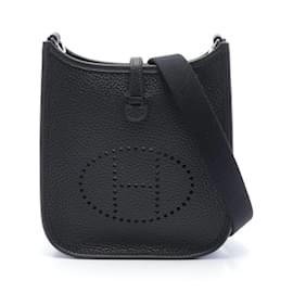 Hermès-Hermes Evelyn TPM Shoulder Bag-Black