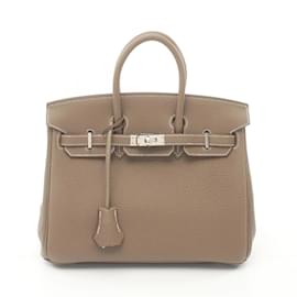 Hermès-Hermes Birkin 25 Etoupe Handbag-Brown,Taupe