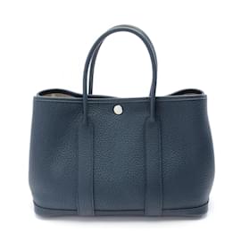 Hermès-Hermes Garden TPM Tote Bag-Blau,Marineblau