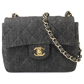 Chanel-Chanel Matelassé Ketten-Schultertasche-Schwarz