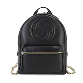 Gucci-Gucci Interlocking G Soho Rucksack-Schwarz