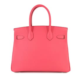 Hermès-Hermes Birkin 30 Handtasche in Rose Azalee-Pink