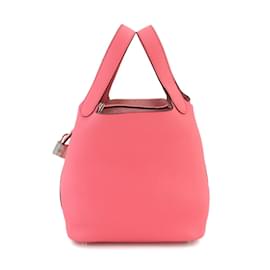 Hermès-Hermes Picotin Lock PM Handtasche-Pink