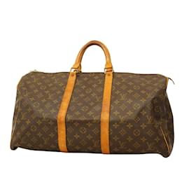 Louis Vuitton-Boston Bag Monogram Keepall 50 Louis Vuitton-Braun