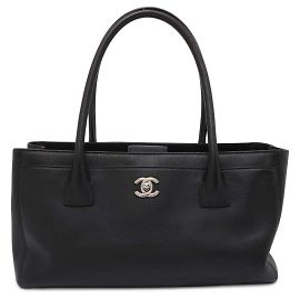 Chanel Tote Bag Coco Mark Executive Line A67282 Black