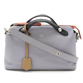 Fendi-Fendi By The Way Sac à main moyen-Noir,Bleu clair