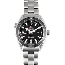 Omega-Omega Seamaster Planet Ocean Automatic Wristwatch-Silvery