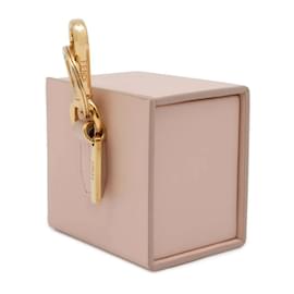 Fendi-Fendi Pink Leather Keyring-Pink