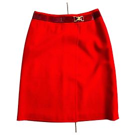 Céline Jupe Celine avec boucle triomphe Rouge