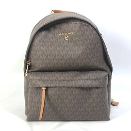 Michael Kors Monogram SLATER Backpack Brown