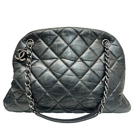 Chanel Coco Mark Mademoiselle Kettentasche Anthrazitgrau