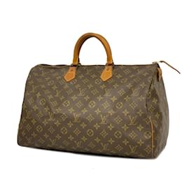 Louis Vuitton-Louis Vuitton Monogram Speedy 40 Handtasche-Braun