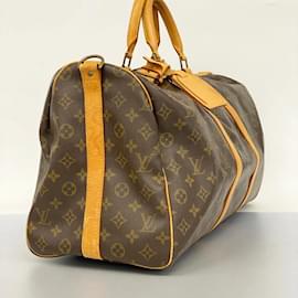 Louis Vuitton-Louis Vuitton Monogram Keepall Bandoulière 50-Braun