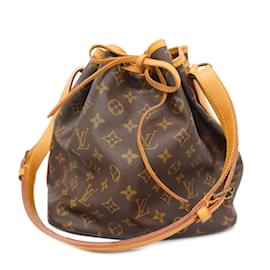 Louis Vuitton-Louis Vuitton Monogram Petit Noé Schultertasche-Braun