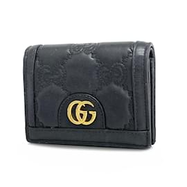 Gucci-Gucci GG Matelasse Leather Wallet-Black