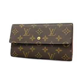 Louis Vuitton-Louis Vuitton Dreifach-Langgeldbörse-Braun