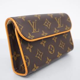 Louis Vuitton-Louis Vuitton Taillentasche Monogram Pochette Florentine M51855-Braun