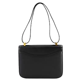 Hermès-Hermes Constance 23 Shoulder Bag-Black