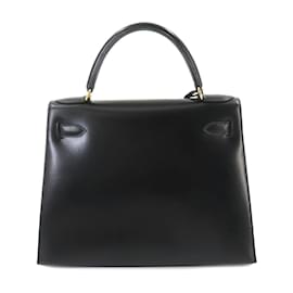 Hermès-Hermes Kelly 28 Schultertasche-Schwarz