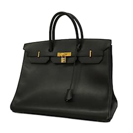 Hermès-Hermes Birkin 40 Handbag-Black