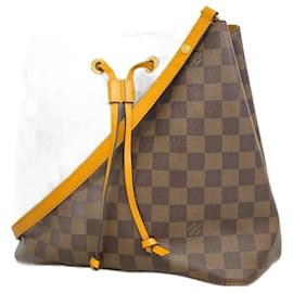 Louis Vuitton-Louis Vuitton Damier NeoNoe Schultertasche-Golden,Damier ebene