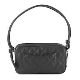 Chanel-Sac à épaule Chanel Cambon Line-Noir