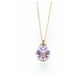 Collier Pendentif Tasaki Lumino Doré Violet