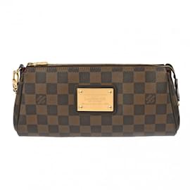 Louis Vuitton-Louis Vuitton Damier Eva Brown Shoulder Bag-Brown,Damier ebene